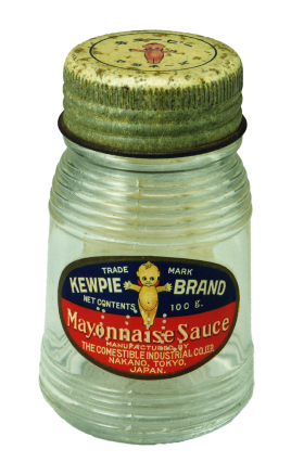 The early KEWPIE Mayonnaise bottle on sale