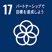 SDGsアイコン 目標17：パートナーシップで目標を達成しよう